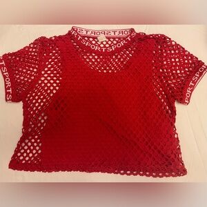 Girls New SHEIN Sports shirt tank/over-shirt size 11-12Y